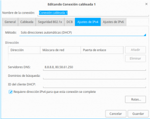 Configuración de la red en Linux Configuración de la red en Linux